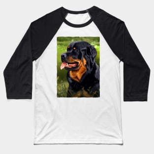 Rottweiler - White Baseball T-Shirt